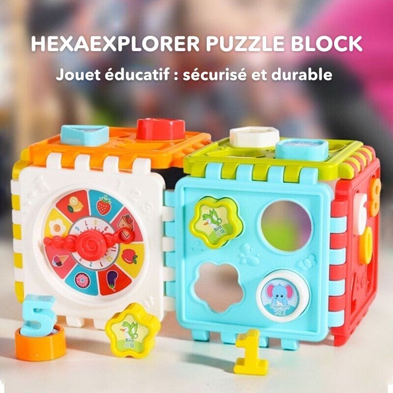 HexaExplorer Puzzle Block : L'aventure éducative de chaque côté !