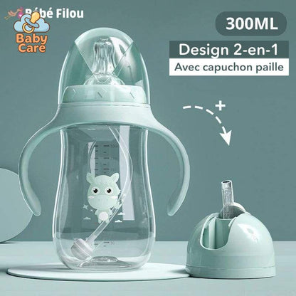 Biberon Paille 2 en 1 | Baby Care