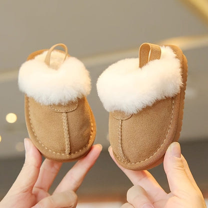 Chaussons Mignons en Peluche pour Bébés