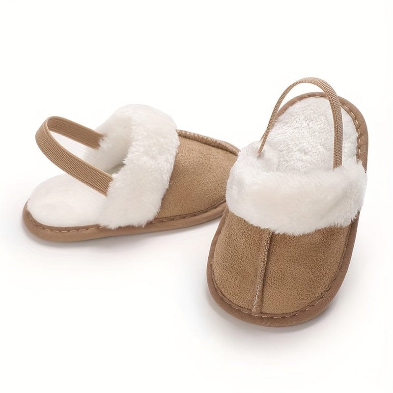 Chaussons Mignons en Peluche pour Bébés