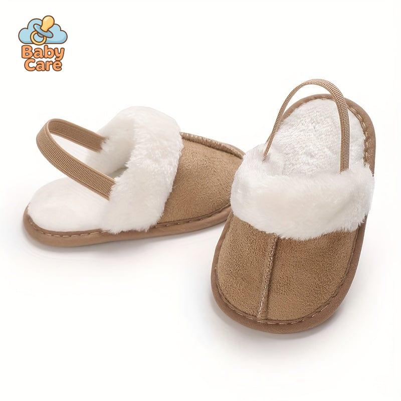 Chaussons Mignons en Peluche pour Bébés