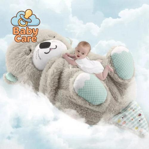 Ma Loutre Câlins Bonne nuit Peluche interactive, Doudou Loutre, Doudou qui respire, Peluche veilleuse Bébé musicale