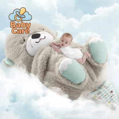 Ma Loutre Câlins Bonne nuit Peluche interactive, Doudou Loutre, Doudou qui respire, Peluche veilleuse Bébé musicale