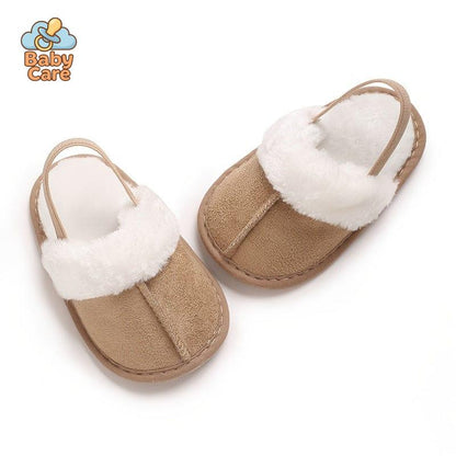 Chaussons Mignons en Peluche pour Bébés