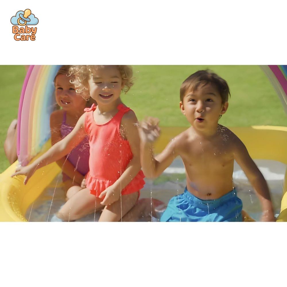 Piscine bébé gonflable avec air de jeu