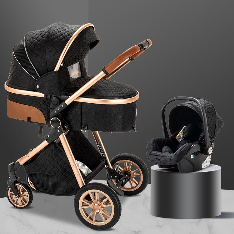 Poussette Trio 3 en 1 Royal – Poussette, Landau, Siège Auto et ses accessoires