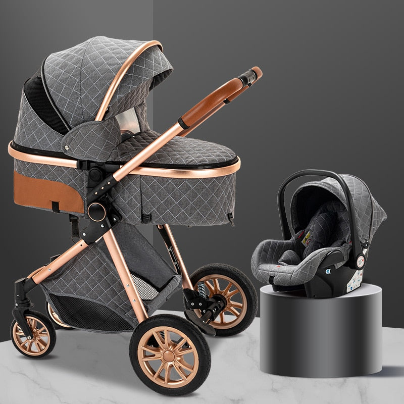 Poussette Trio 3 en 1 Royal – Poussette, Landau, Siège Auto et ses accessoires