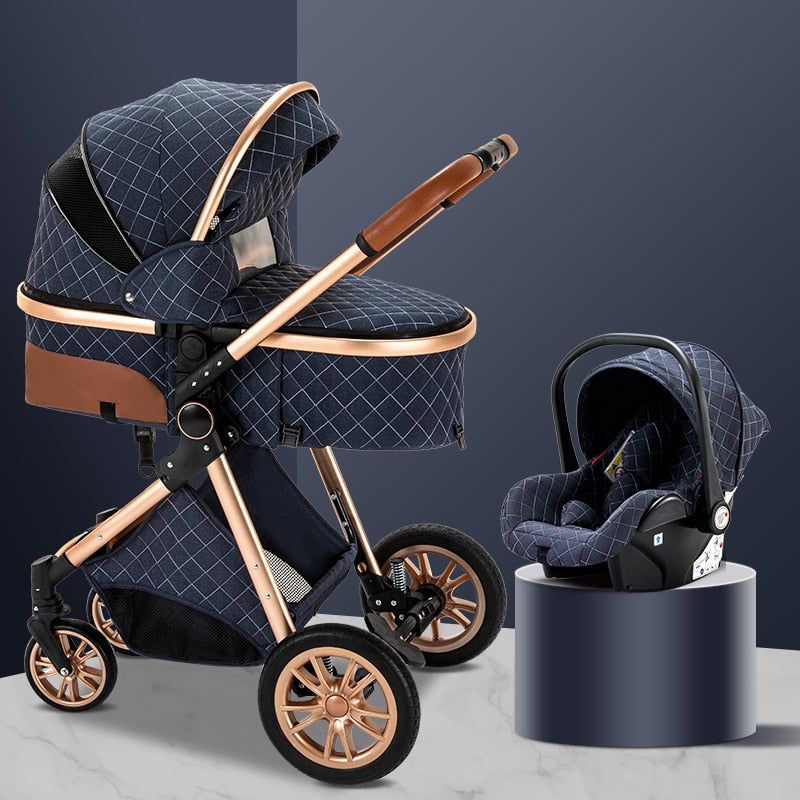 Poussette Trio 3 en 1 Royal – Poussette, Landau, Siège Auto et ses accessoires