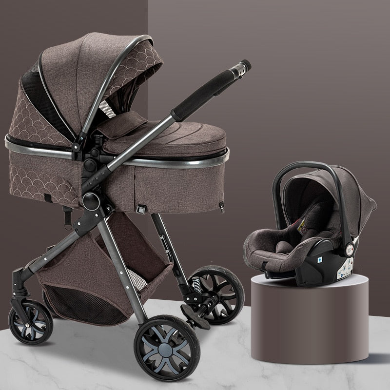 Poussette Trio 3 en 1 Royal – Poussette, Landau, Siège Auto et ses accessoires