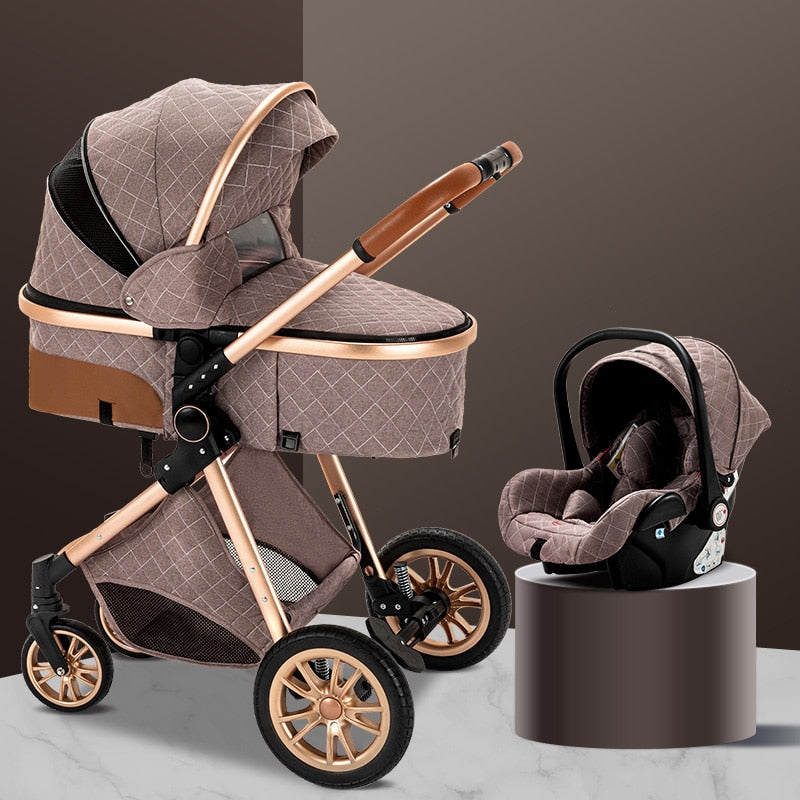 Poussette Trio 3 en 1 Royal – Poussette, Landau, Siège Auto et ses accessoires