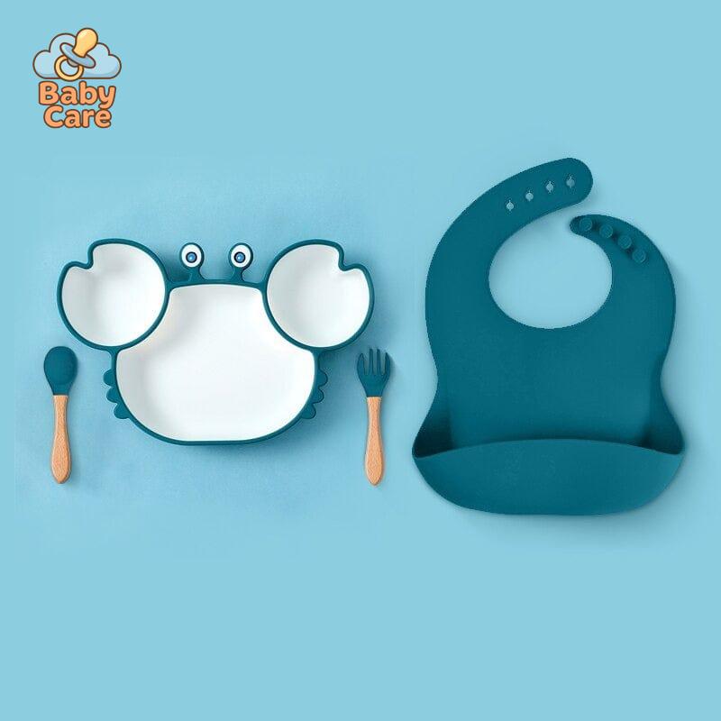 Assiette Silicone Bébé Crabe | Baby Care