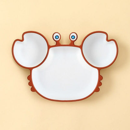 Assiette Silicone Bébé Crabe | Bébé Filou