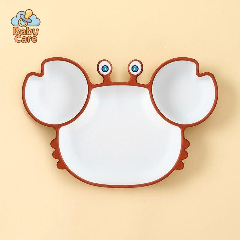 Assiette Silicone Bébé Crabe | Baby Care