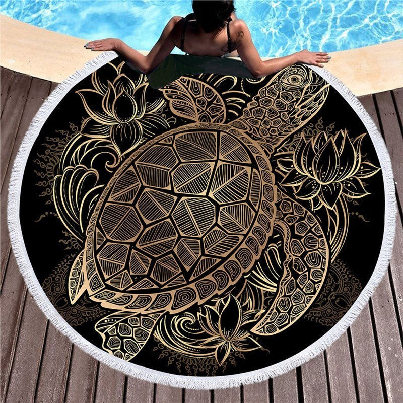 Serviette de Plage Tortue Ronde - Chimérique