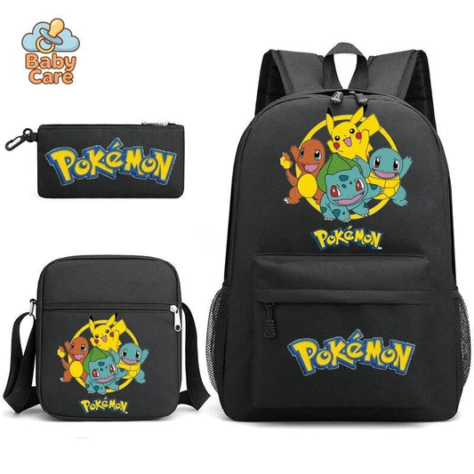Cartable Pokemon Étanche 3 Pièces