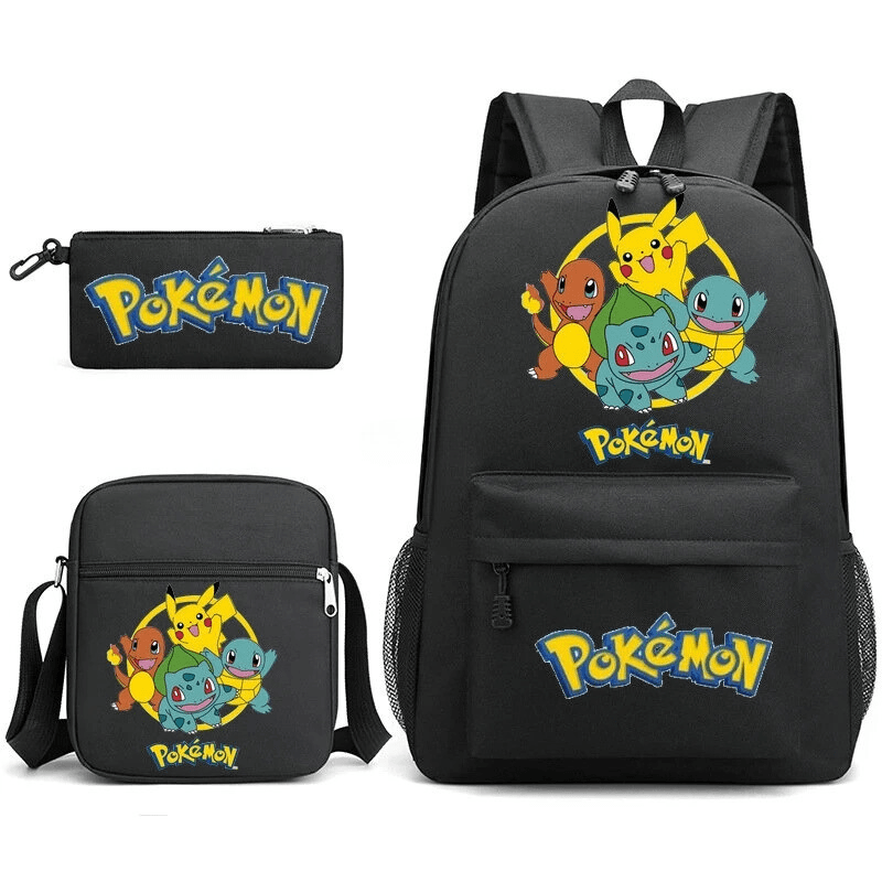 Cartable Pokemon Étanche 3 Pièces