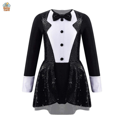 Déguisement de magicien Fille avec Paillettes Élégantes