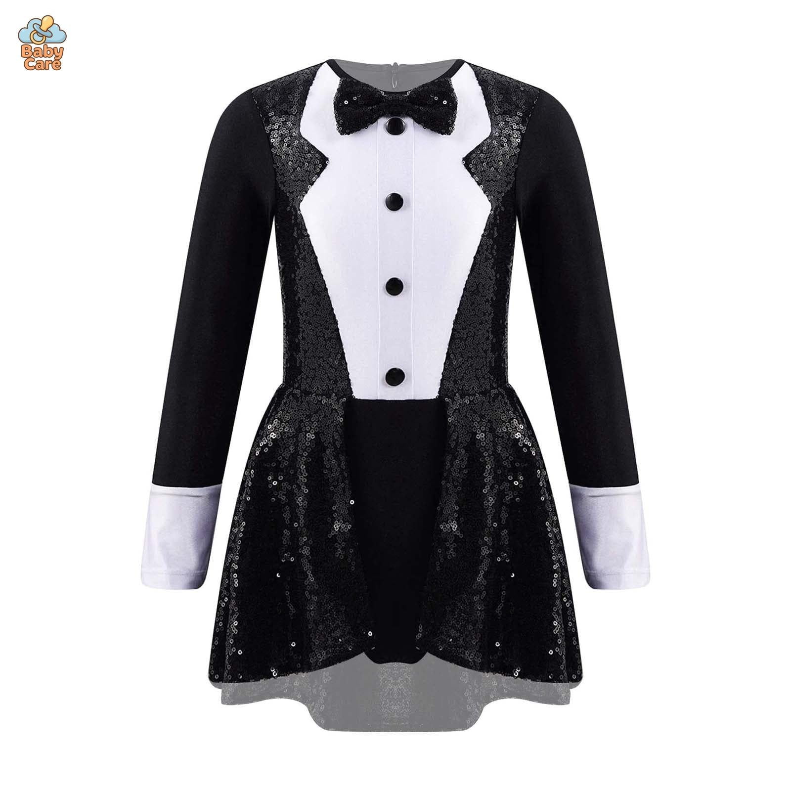 Déguisement de magicien Fille avec Paillettes Élégantes