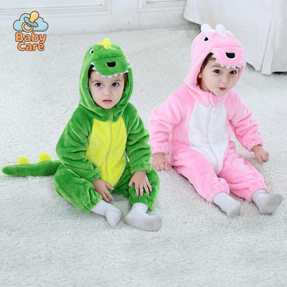 Déguisement Dinosaure Grenouillère Bébé Polaire Hiver