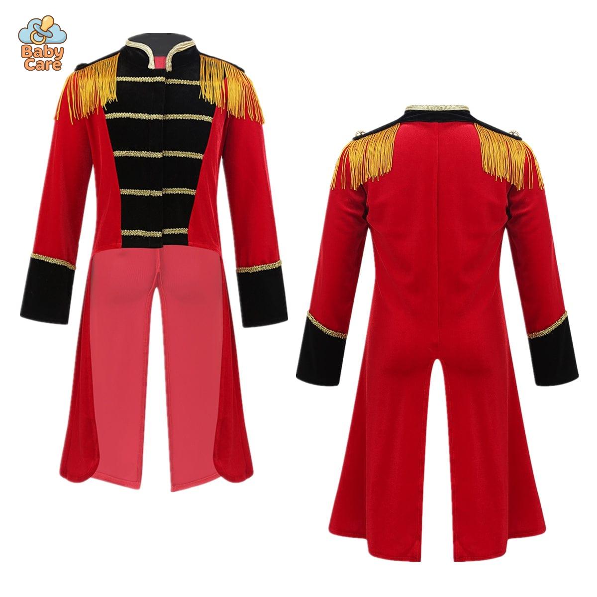 Déguisement de magicien de Cirque garçon Rouge