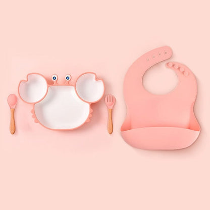 Assiette Silicone Bébé Crabe | Bébé Filou