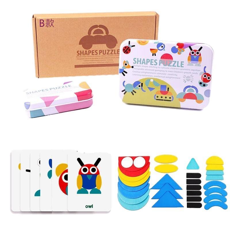 Coffret Puzzle Montessori avec Cartes