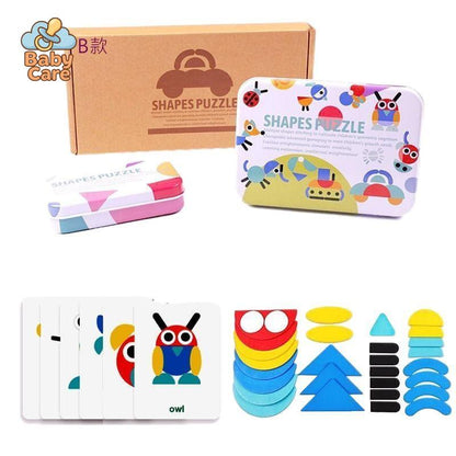 Coffret Puzzle Montessori avec Cartes