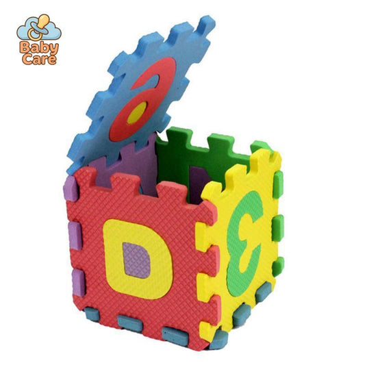 Tapis 36 Dalles Sensorielles Chiffres et Lettres