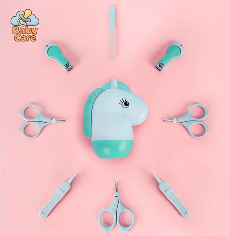 Trousse de soin bébé boite licorne