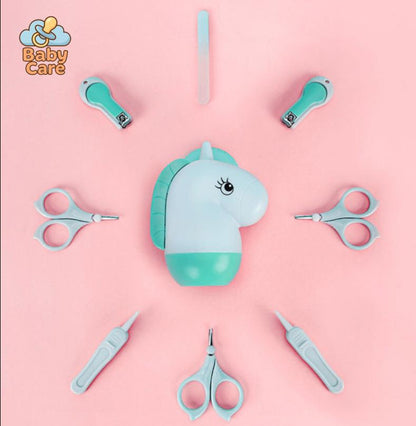 Trousse de soin bébé boite licorne
