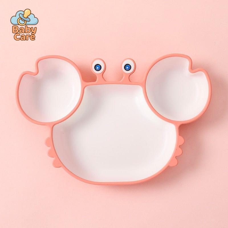 Assiette Silicone Bébé Crabe | Baby Care
