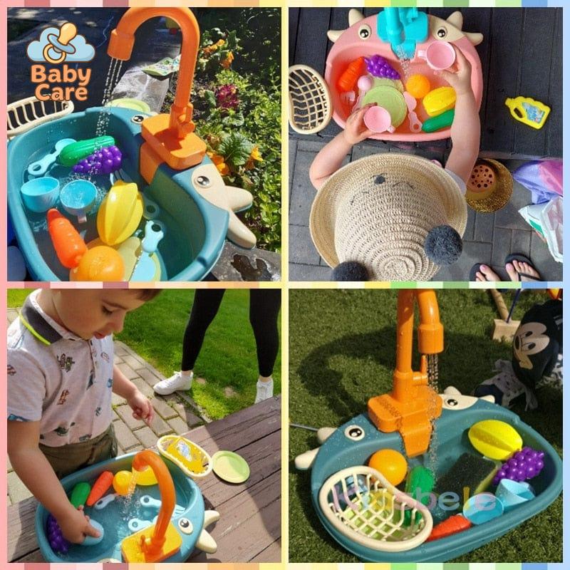 Aqualuxe : L'Évier Magique des Mini-Chefs