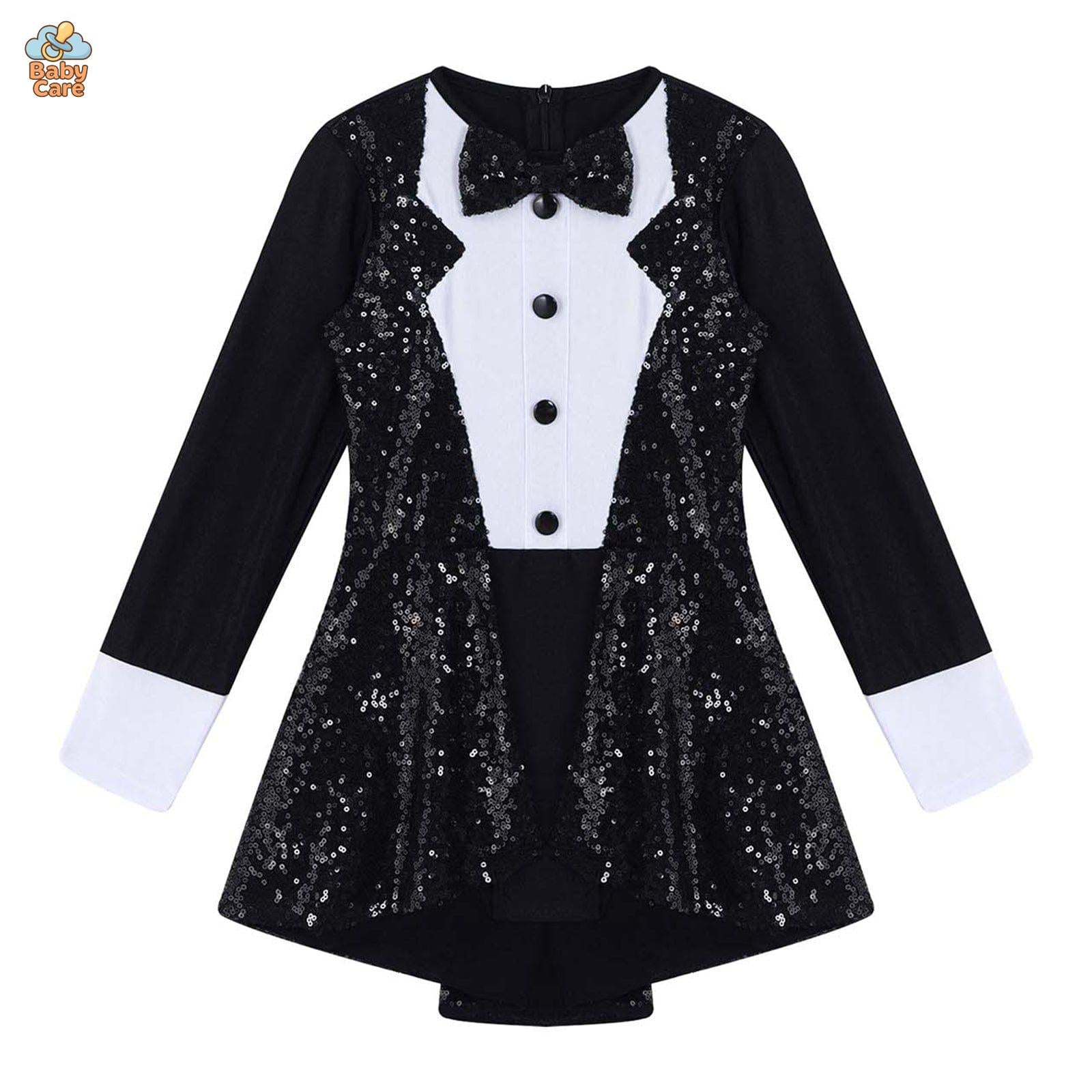 Déguisement de magicien Fille avec Paillettes Élégantes