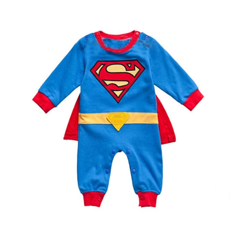 Déguisement carnaval super man bébé avec cape