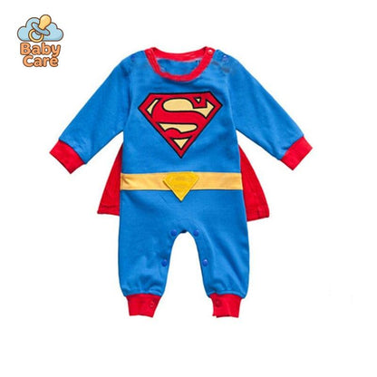 Déguisement carnaval super man bébé avec cape