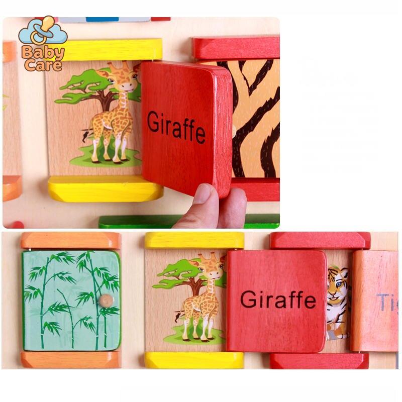 Trotteur en Bois avec Jeux d'Éveil