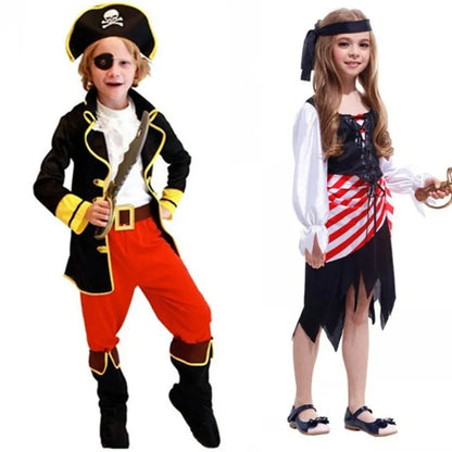 Déguisement pirate garçon et fille assorti