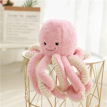 Peluche Poulpe Colorée Ultra Douce