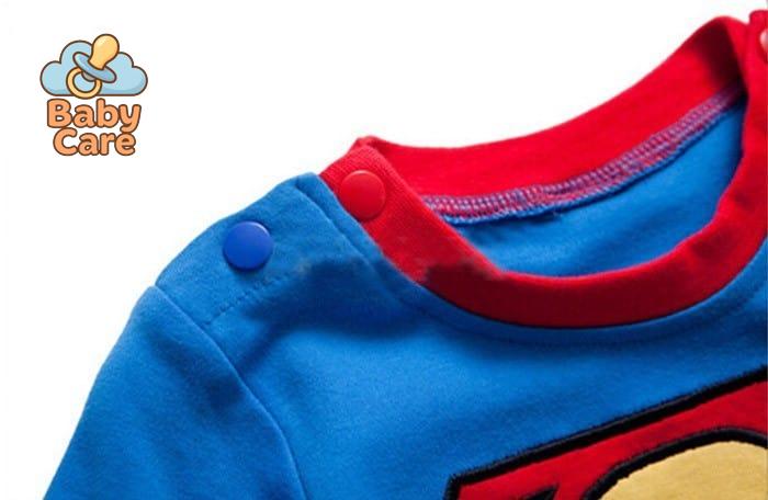 Déguisement carnaval super man bébé avec cape