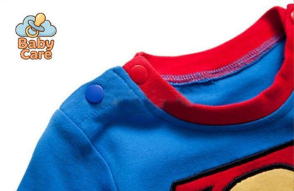 Déguisement carnaval super man bébé avec cape