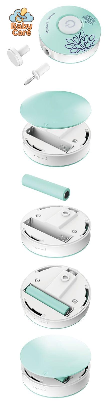 Coupe ongle bébé électrique 6-en-1