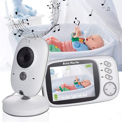 Babyphone : Moniteur bébé avec Ecran Portable à Vision Nocturne