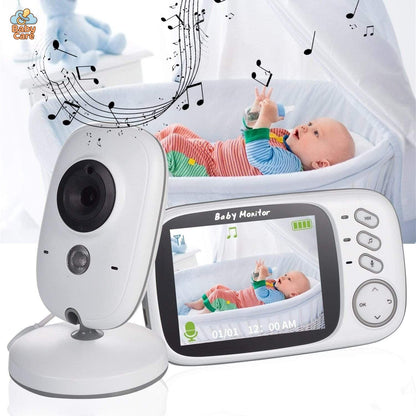 Babyphone : Moniteur bébé avec Ecran Portable à Vision Nocturne