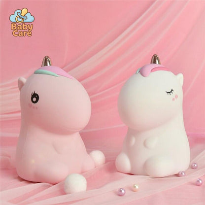 Veilleuse Licorne Silicone | Baby Care