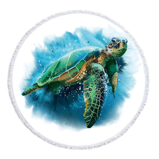 Serviette de Plage Tortue Ronde - Rêve