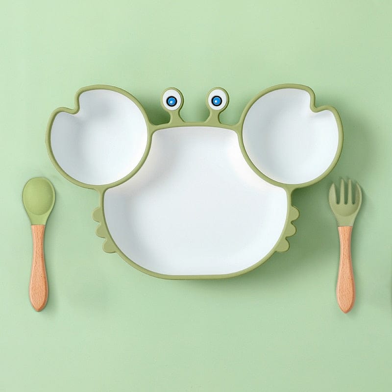 Assiette Silicone Bébé Crabe | Bébé Filou