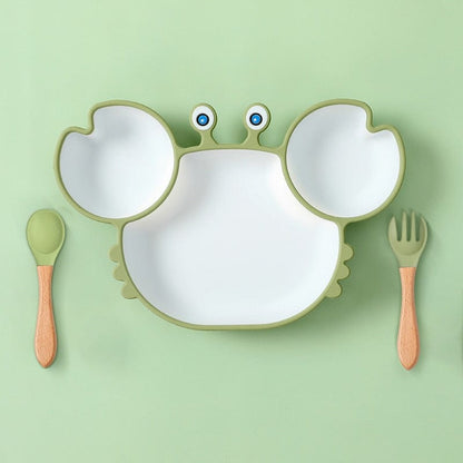 Assiette Silicone Bébé Crabe | Bébé Filou