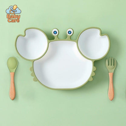 Assiette Silicone Bébé Crabe | Baby Care