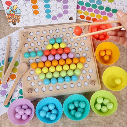 Jouet Montessori Perles Colorées