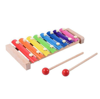 Coffret Xylophone - 4 Jouets Montessori en Bois